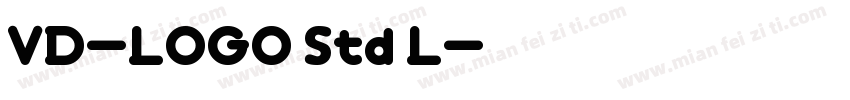 VD-LOGO Std L字体转换